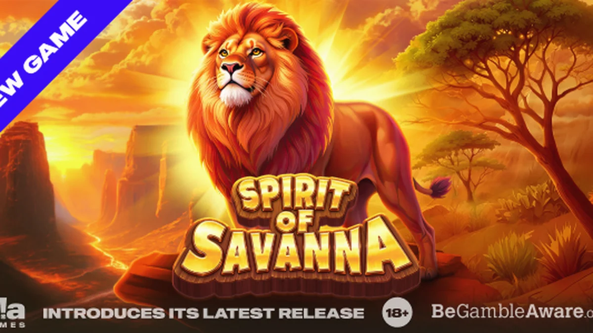 Pemandangan savana yang memukau dalam game slot Spirit of Savanna
